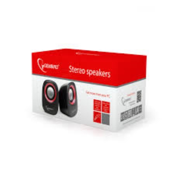 დინამიკი GMB Speaker/ Gembird/ Gembird/STEREO SPEAKER SPK-107A BLACK/RED 2.0 