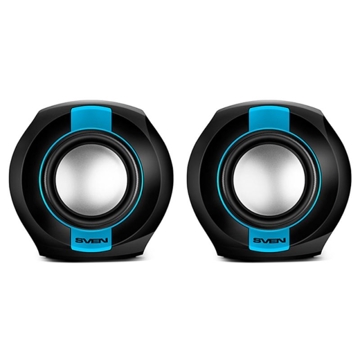 დინამიკი  SVEN 150, black-blue (USB)  5W 