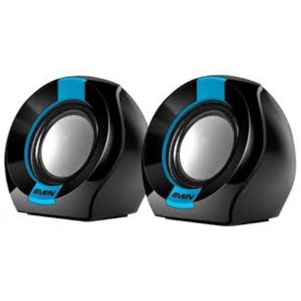 დინამიკი  SVEN 150, black-blue (USB)  5W 