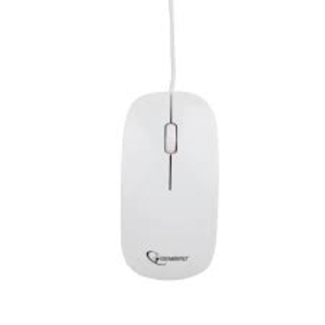 მაუსი  GEMBIRD Optical mouse 1200DPI, USB, white MUS-103-W