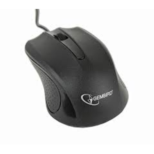 მაუსი  GEMBIRD Optical mouse 1200DPI, USB, black MUS-101