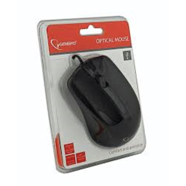 მაუსი  GEMBIRD Optical mouse 1200DPI, USB, black MUS-101