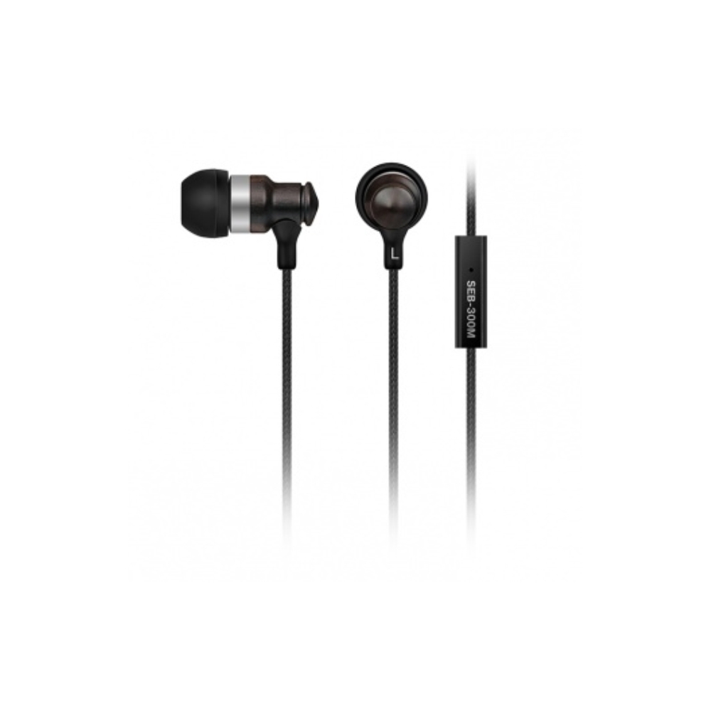 ყურსასმენი SVEN SEB-300M  Stereo in-ear earbuds with microphone , wooden