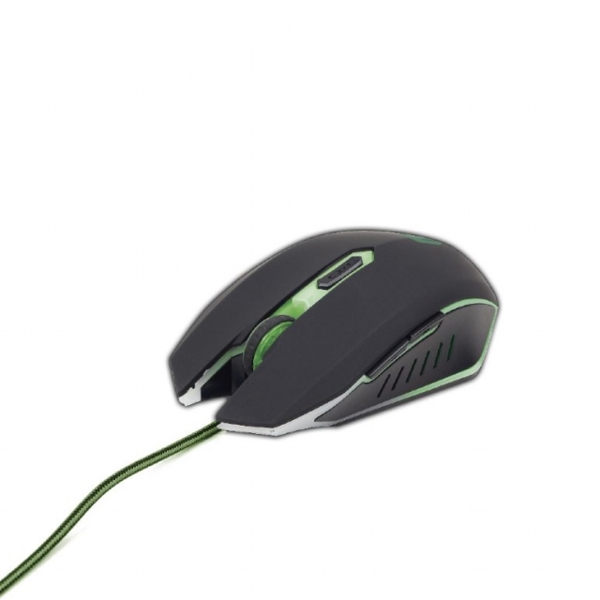 მაუსი  GEMBIRD Gaming mouse 2400DPI, USB, green MUSG-001-G Optical 