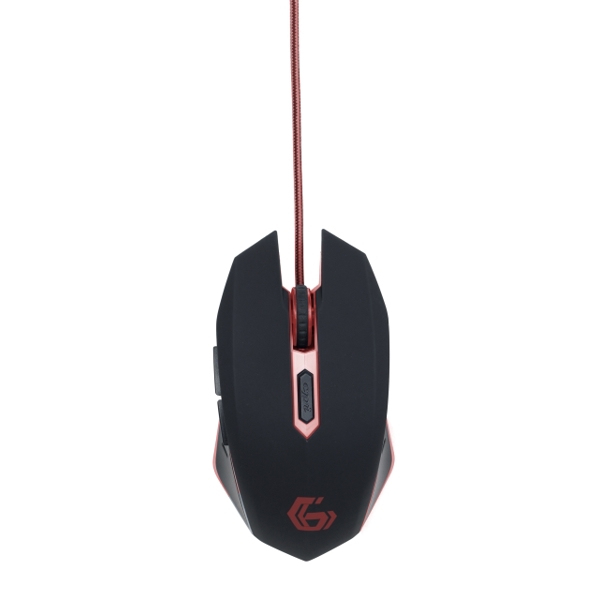 მაუსი  GEMBIRD Gaming mouse 2400DPI, USB, red MUSG-001-R Optical 