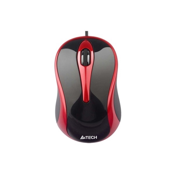 მაუსი  A4TECH V-Track padless mouse, black+red  A4-N-350-2 optical usb