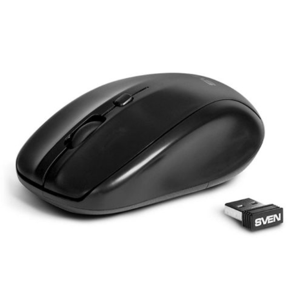 მაუსი SVEN RX-305 black Wireless 800/1200/1600 dpi