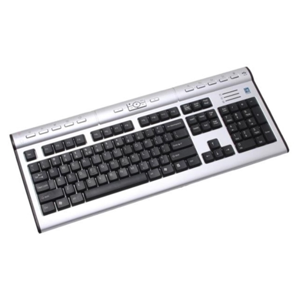 კლავიატურა KEYBOARD -  A4TECH Headphone multimedia X-slim keyboard, US layout A4-KL-7MU