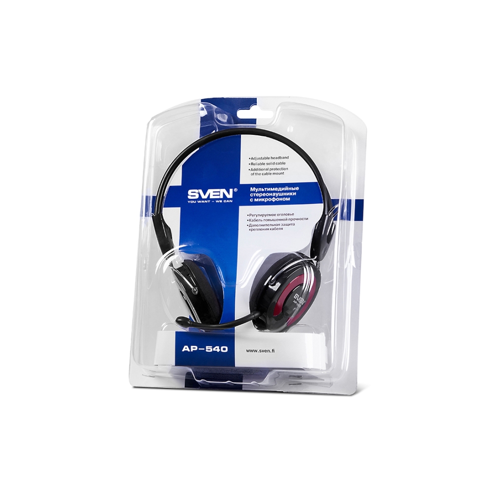 ყურსასმენი SVEN AP-540  Headphones with microphone 