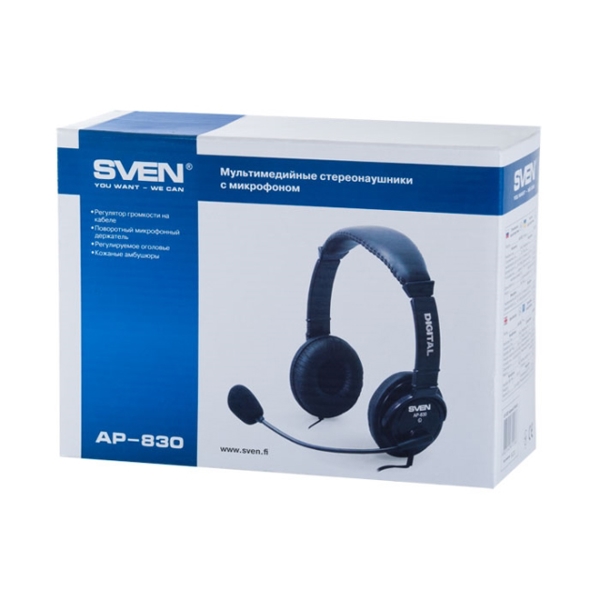 ყურსასმენი SVEN AP-830 Headphones with microphone 