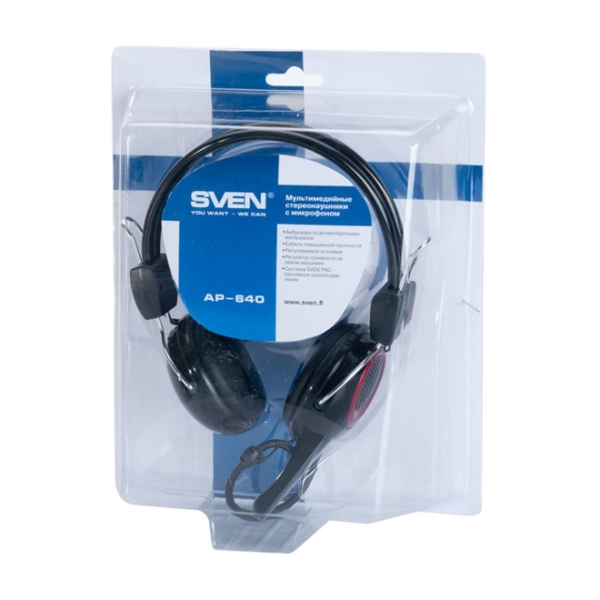 ყურსასმენი SVEN AP-640  Headphones with microphone 