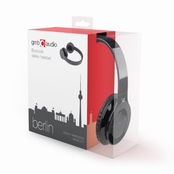 ყურსასმენი GEMBIRD Bluetooth stereo headset ''Berlin'', black"