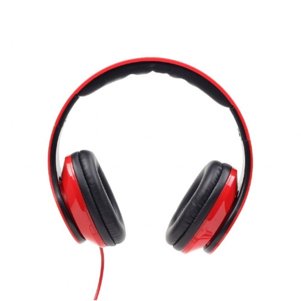 ყურსასმენი  GEMBIRD Folding stereo headphones ''Detroit'', red"