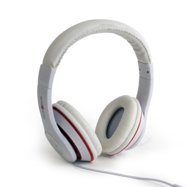 ყურსასმენი  GEMBIRD Stereo headset, ''Los Angeles'', white"