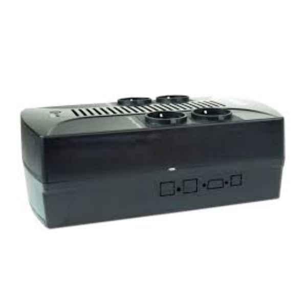 უწყვეტი კვების წყარო  UPS - Gembird UPS with AVR, 650 VA (EG-UPS-001) ype: line interactive Waveform: sine wave (AC mains), modified (square) sine wave (battery) Input: 220 V 