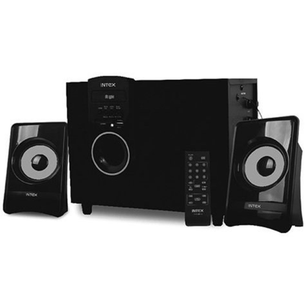 დინამიკი INTEX 2.1 CH 225 SUF USB/SD/FM/BT/RC - IT- 225SUF BT Speaker type 2.1Ch RMS output 20W + 10W*2 Sub woofer size and Impedance 4“ Speaker size and impedance 3" Frequency response sub woofer 40Hz-20KHz