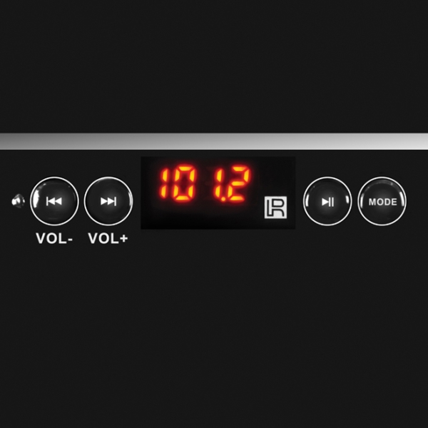 დინამიკი SVEN MS-1820, black (40W, FM, USB/SD, Display, RC) subwoofer: 18W satellites: 22 (2 × 11)W" 2.1