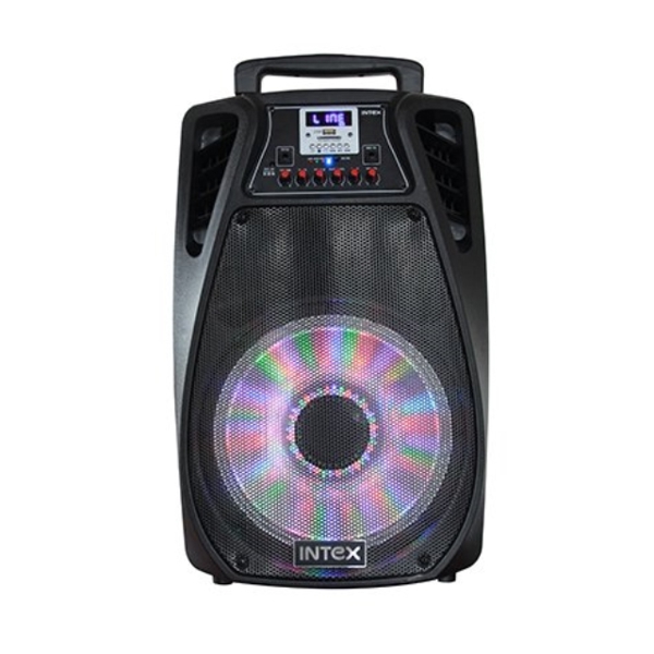 დინამიკი  INTEX Trolley Speaker TSF29 BTwith USB/SD/FM/ 2 MIC/RC/MP/BT 120W;FM radio,recording,Bluetooth,7.5 Ah  SD/USB card reader jack,2mic jack 