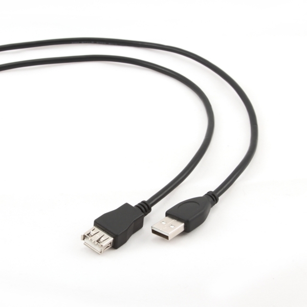 USB დამაგრძელებელი GEMBIRD USB extension 1.8M Premium quality cable, CCF-USB2-AMAF-6 Male / Female