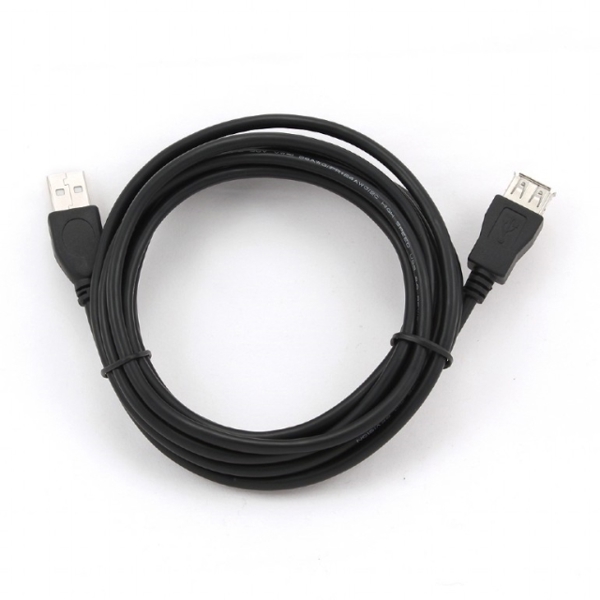 USB დამაგრძელებელი GEMBIRD USB extension cable, 10 ft, 3m CCP-USB2-AMAF-10 Male / Female"