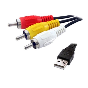 USB ადაპტერი  INTEX USB to AUDIO/VIDEO/3RCA - IT-CU3RCA