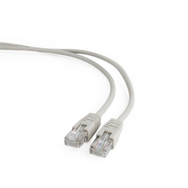 ქსელის კაბელი GEMBIRD CAT5e UTP Patch cord, gray, 15 m PP12-15M"