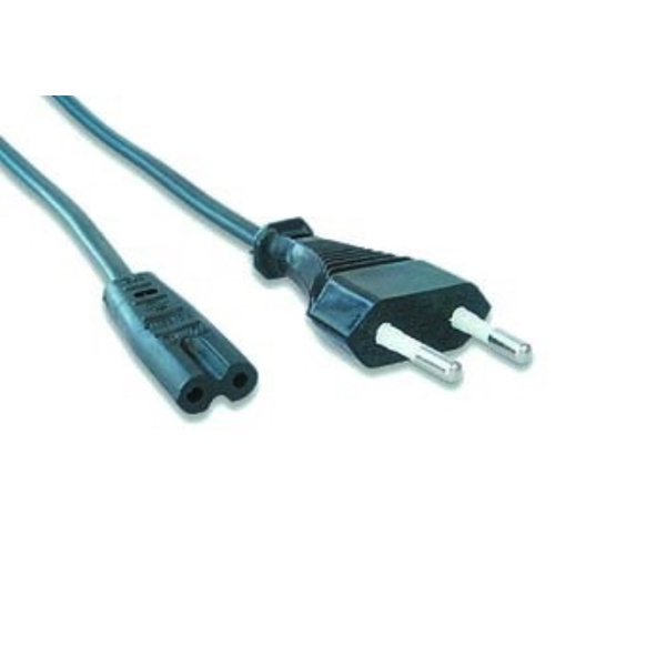 დენის კაბელი power cord (C7), VDEapproved, 1.8m PC-184-VDE"