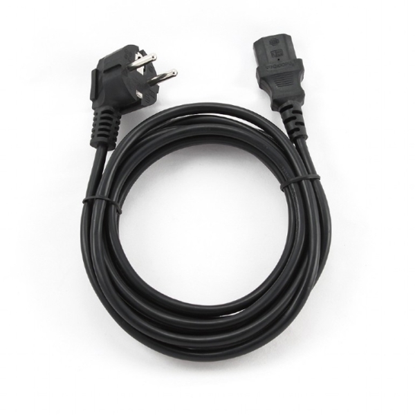 GEMBIRD power cord (C13), VDEapproved, 3m PC-186-VDE-3M