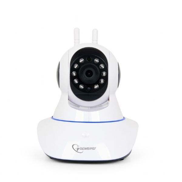 IP კამერა GEMBIRD Rotating HD WiFi camera, white ICAM-WRHD-01