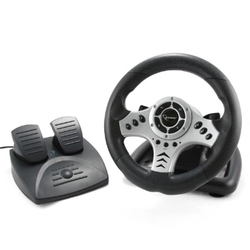 GEMBIRD Wireless 2.4GHz steering wheel with vibration STR-W1-VF "