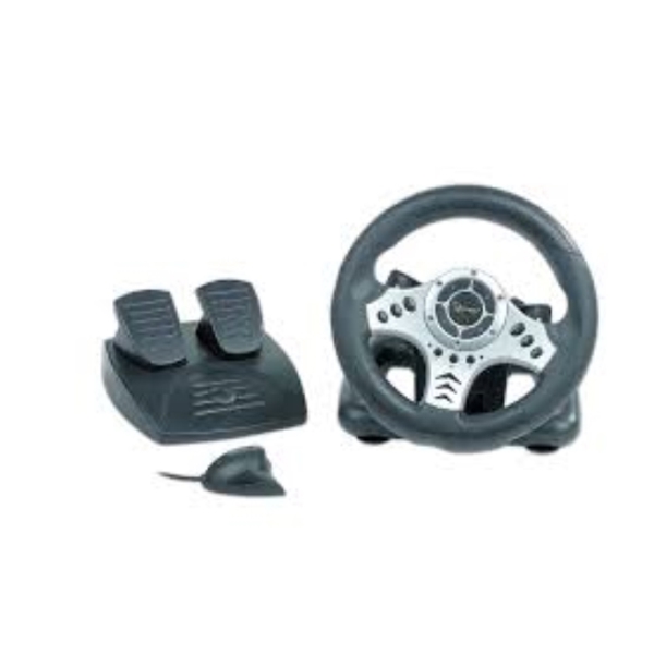 GEMBIRD Wireless 2.4GHz steering wheel with vibration STR-W1-VF "