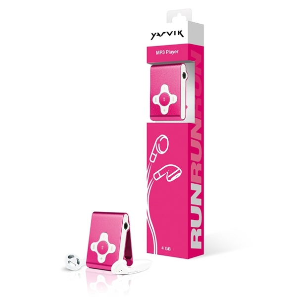 MP3 ფლეიერი  YARVIK Run 4GB, Pink - PMP034