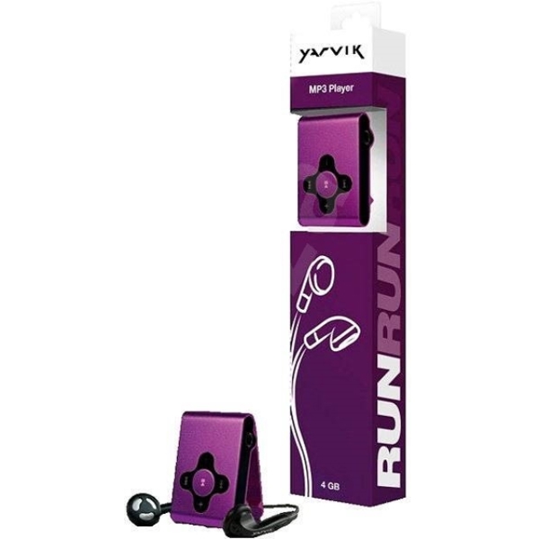 MP3 ფლეიერი YARVIK Run 4GB, Purple - PMP038