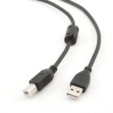 GEMBIRD Printer Cable 1.8M USB A-plug to B-plug cable, 6 ft CCF-USB2-AMBM-6