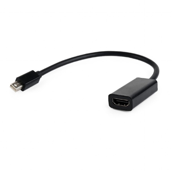 GEMBIRD Mini DisplayPort to HDMI adapter cable, black A-m DPM-HDMIF-02