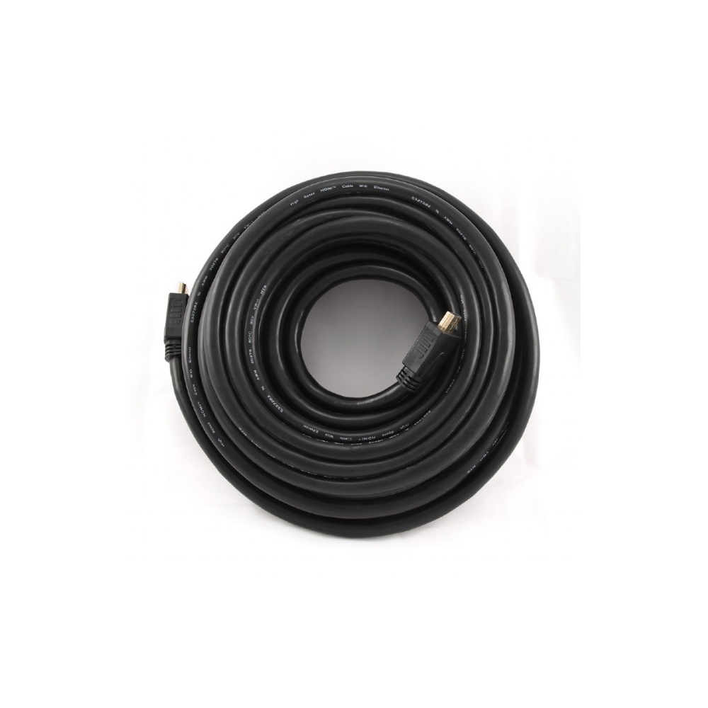 HDMI კაბელი  GEMBIRD HDMI High speed male-male cable, 15 m, bulk package CC-HDMI4-15M