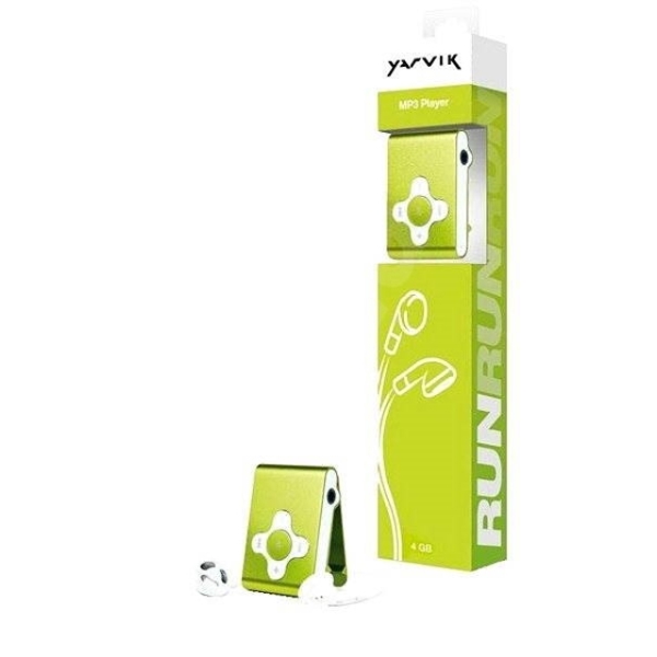 MP3 ფლეიერი YARVIK Run 4GB, Green - PMP035