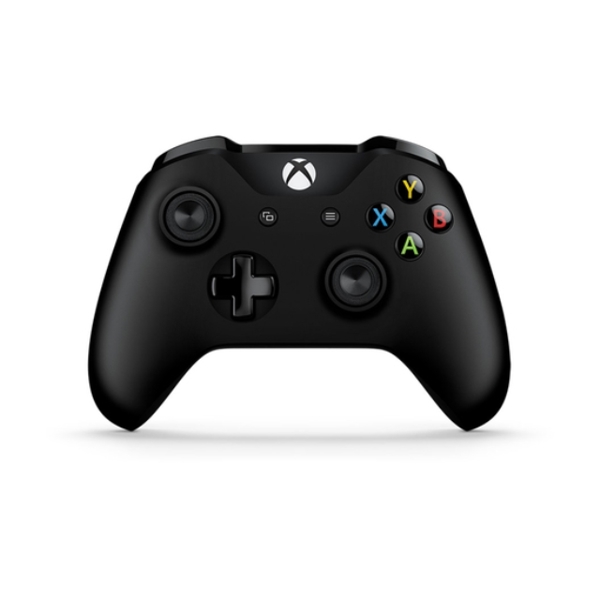 სათამაშო კონსოლის ჯოისტიკი XBOX ONE NEW BLACK  CONTROLLER WIRELESS WITH 3.5 MM STEREO HEADEST JACK WINDOW 10 CAPABILITY, BLUETOOTH XBOX ONE