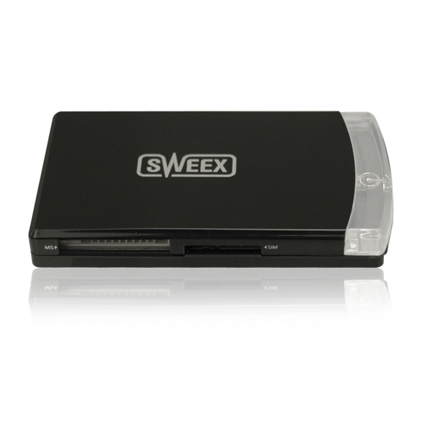 ბარათის წამკითხველი SWEEX Slimline Multi Card Reader USB - CR011