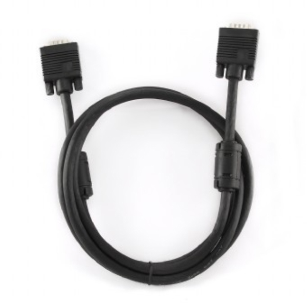  GEMBIRD CABLE  Premium VGA HD15M/HD15M MALE/MALE dual-shielded w/2*ferrite core 15M cable, black color CC-PPVGA-15M-B