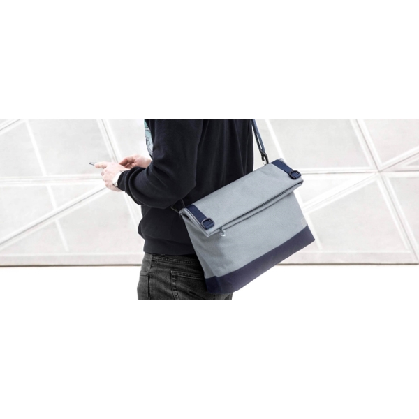 ნოუთბუქის ჩანთა OnePlus Travel Messenger Bag (Blue Grey)