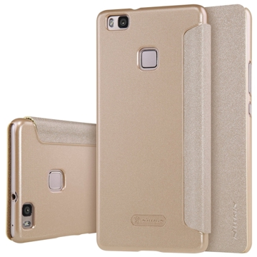 მობილურის ქეისი Case P9 Lite flip cover Gold