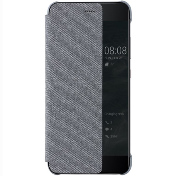 მობილურის ქეისი Huawei P10 Smart veiw cover light grey