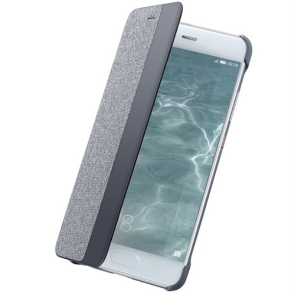 მობილურის ქეისი Huawei P10 Smart veiw cover light grey