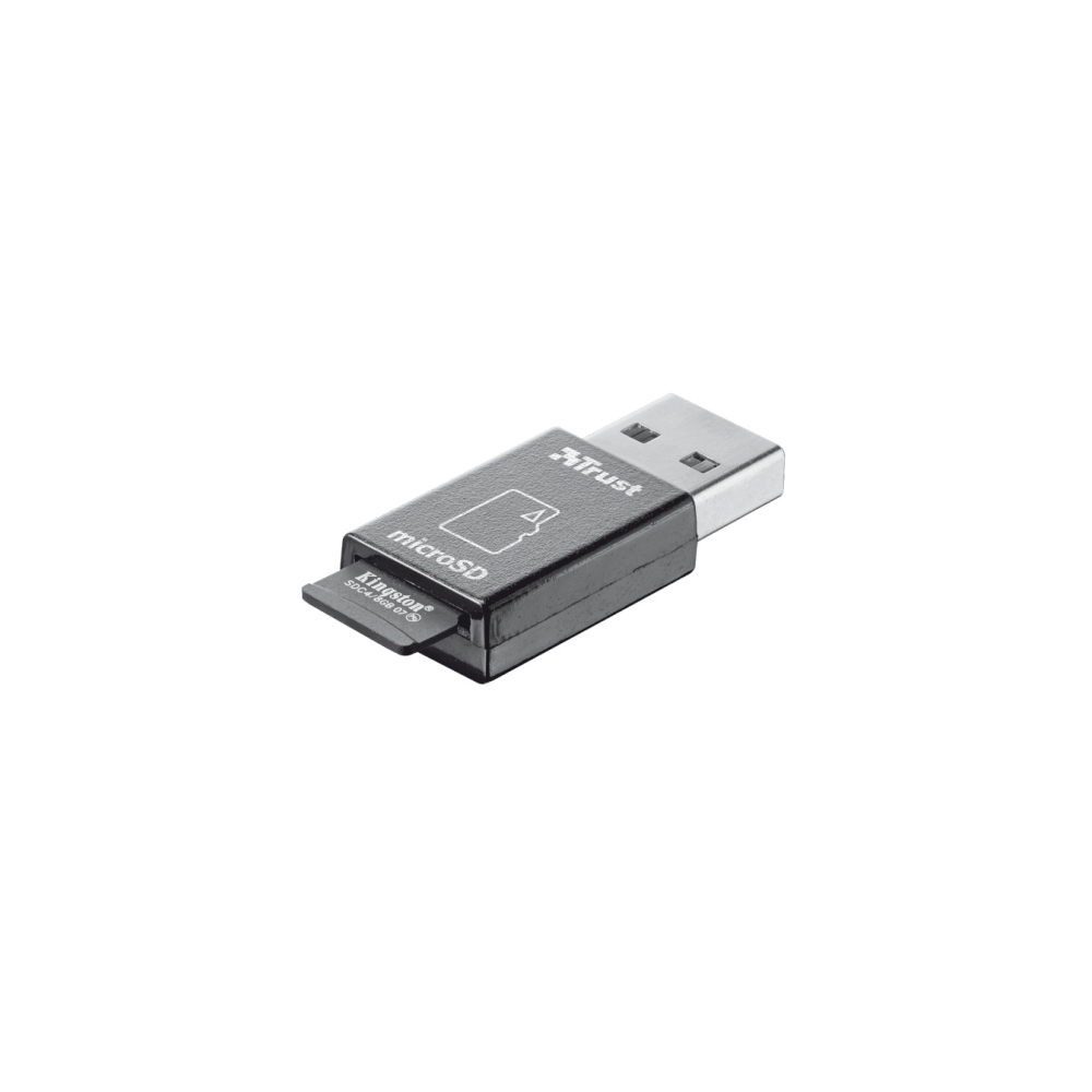 ბარათის წამკითხველი  TRUST High Speed Micro-SD Card Reader USB 3.0, Ultra small