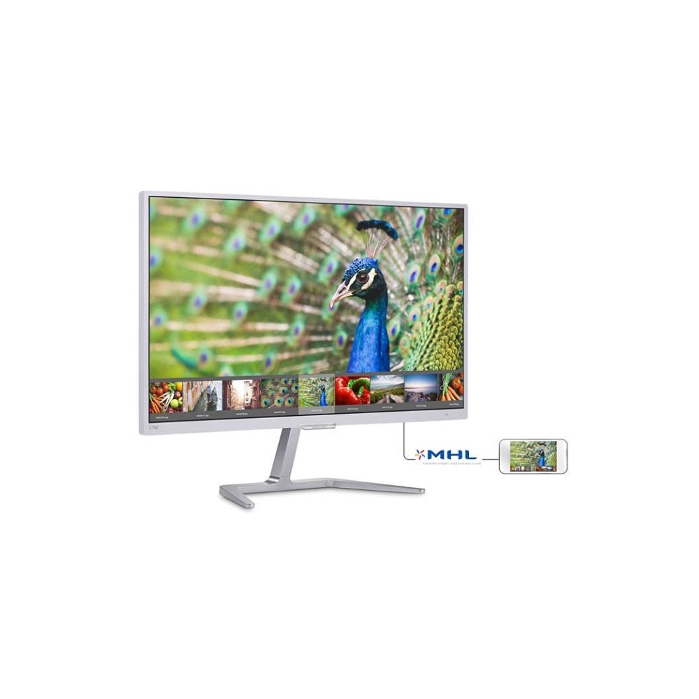 მონიტორი  Philips E Line 27 panel type: PLS LCD;Aspect ratio: 16:9; Optimum resolution: 1920 x 1080 @ 60Hz; Response time (typical)