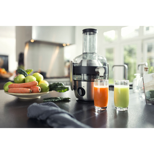 Philips HR1922/20, 1200W, 1L, Juicer, Black/Silver