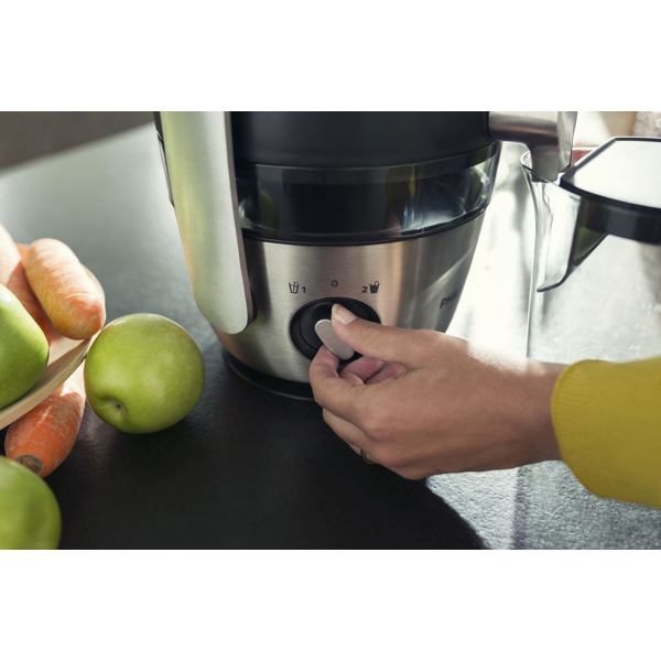 Philips HR1922/20, 1200W, 1L, Juicer, Black/Silver