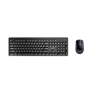  GENIUSKB  8006X  SLIMSTAR WIRELESS KEYBOARD & MOUSE USB BLACK