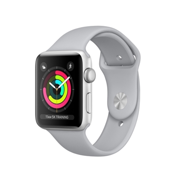 Smart საათი APPLE WATCH SERIES 3 GPS 38MM SILVER ALUMINIUM CASE WITH FOG SPORT (MQKU2FSA)